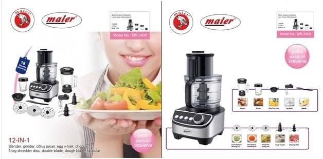 غذا ساز 12 کاره مایر مدل MR-3400